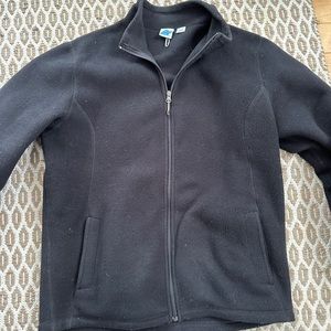 Eastern Mountain Sports (EMS) men’s large fleece jacket black.